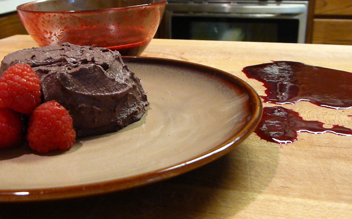 Don't cry over spilled ... pig's blood? (Chocolate Blood Pudding)
