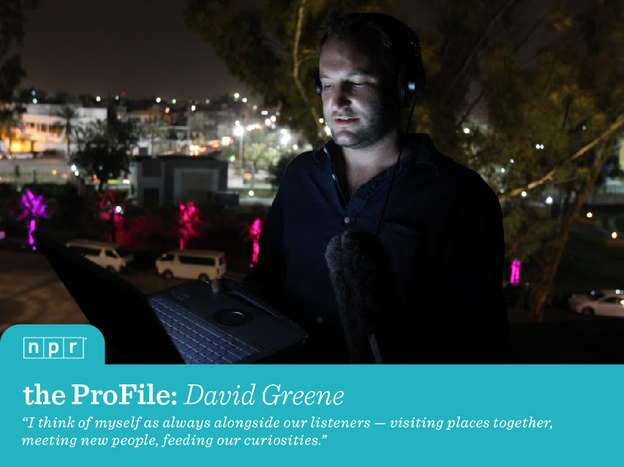 NPR Host and Correspondent David Greene reporting from the roof of a hotel in Tripoli, as NATO bombs were beginning to fall over Libya.