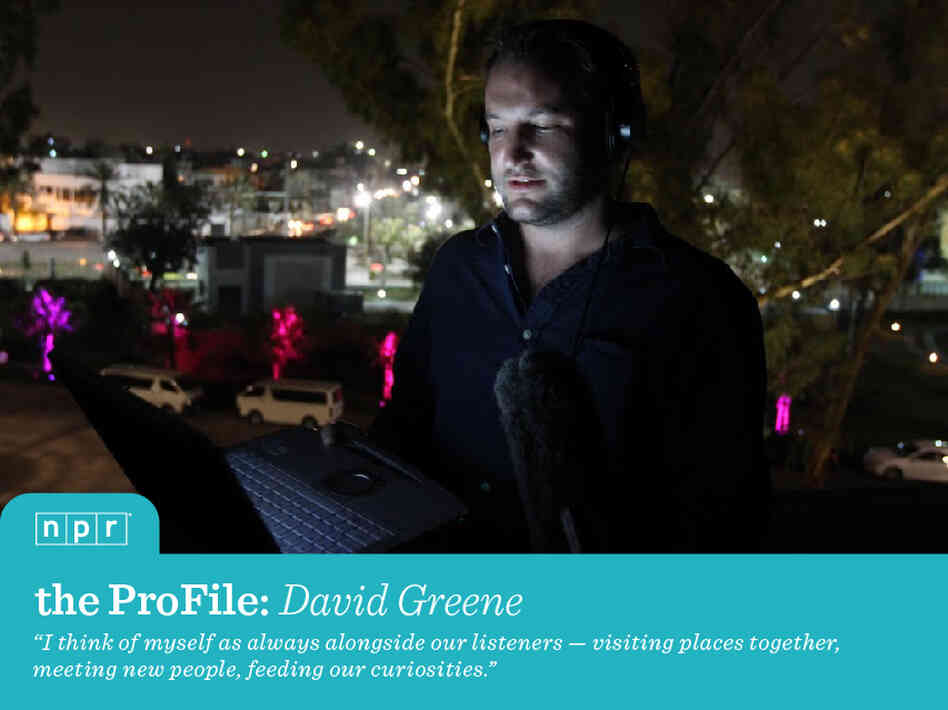 NPR Host and Correspondent David Greene reporting from the roof of a hotel in Tripoli, as NATO bombs were beginning to fall over Libya.