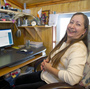 In much of America, the availability of online video is often frustrated by slow broadband speeds. In this 2011 photo, Valerie Houde waits for a dial-up Internet connection in East Burke, Vt. In much of America, the availability of online video is often frustrated by slow broadband speeds. In this 2011 photo, Valerie Houde waits for a dial-up Internet connection in East Burke, Vt.