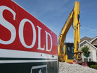 A sign of the times at a building site in Ohio earlier this year. A sign of the times at a building site in Ohio earlier this year.