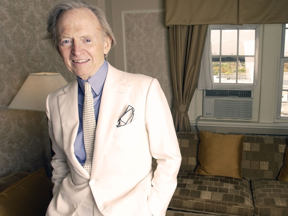 Author and journalist Tom Wolfe's books include The Electric Kool-Aid Acid Test, The Bonfire of the Vanities and I Am Charlotte Simmons, among others.