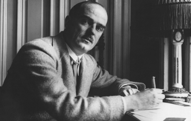 Thornton Wilder works in a Berlin hotel in 1931. His titles include the plays Our Town (1938) and The Skin of Our Teeth (1942), as well as the novels Heaven's My Destination (1935) and The Bridge of San Luis Rey (1927).