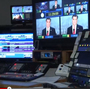 A control room at television station WDBJ 7 in Roanoke, Va., one of the many swing state markets being inundated with campaign ads. A control room at television station WDBJ 7 in Roanoke, Va., one of the many swing state markets being inundated with campaign ads.