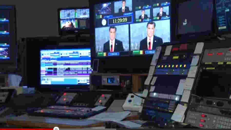 A control room at television station WDBJ 7 in Roanoke, Va., one of the many swing state markets being inundated with campaign ads.