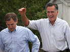Republican presidential candidate Mitt Romney greets supporters at an Indiana campaign event with U.S. Senate candidate Richard Mourdock in August. Mourdock has come under fire for controversial comments about rape. Republican presidential candidate Mitt Romney greets supporters at an Indiana campaign event with U.S. Senate candidate Richard Mourdock in August. Mourdock has come under fire for controversial comments about rape.