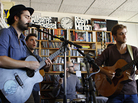 Lord Huron performs a Tiny Desk Concert on Oct. 10, 2012.