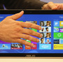 The Microsoft Windows 8 operating system is unveiled at a press conference on October 25 in New York City.