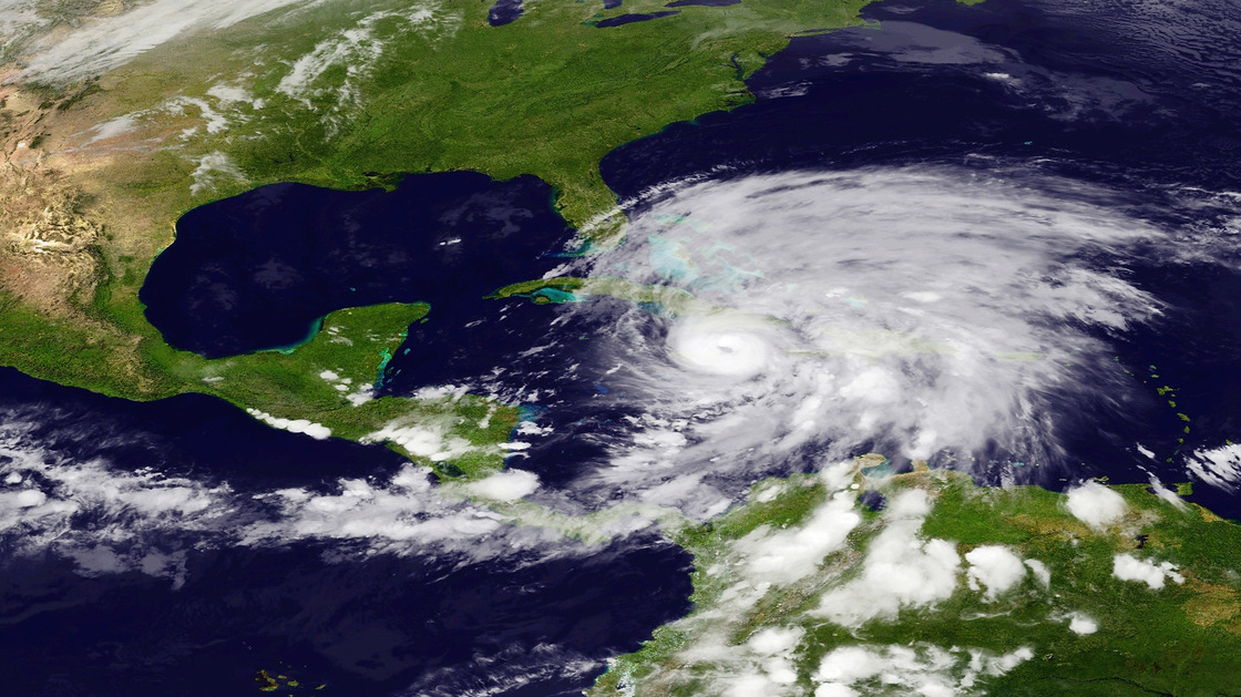 Hurricane Sandy as it bore down   on Cuba.