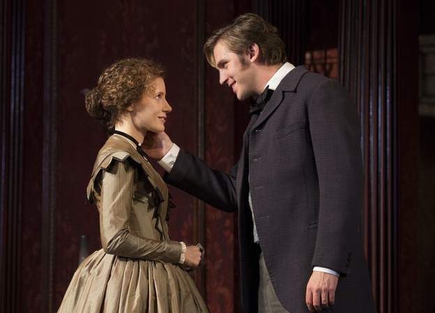 Dan Stevens — Matthew Crawley on the hit TV show Downton Abbey — plays Morris Townsend, Sloper's passionate but penniless suitor.