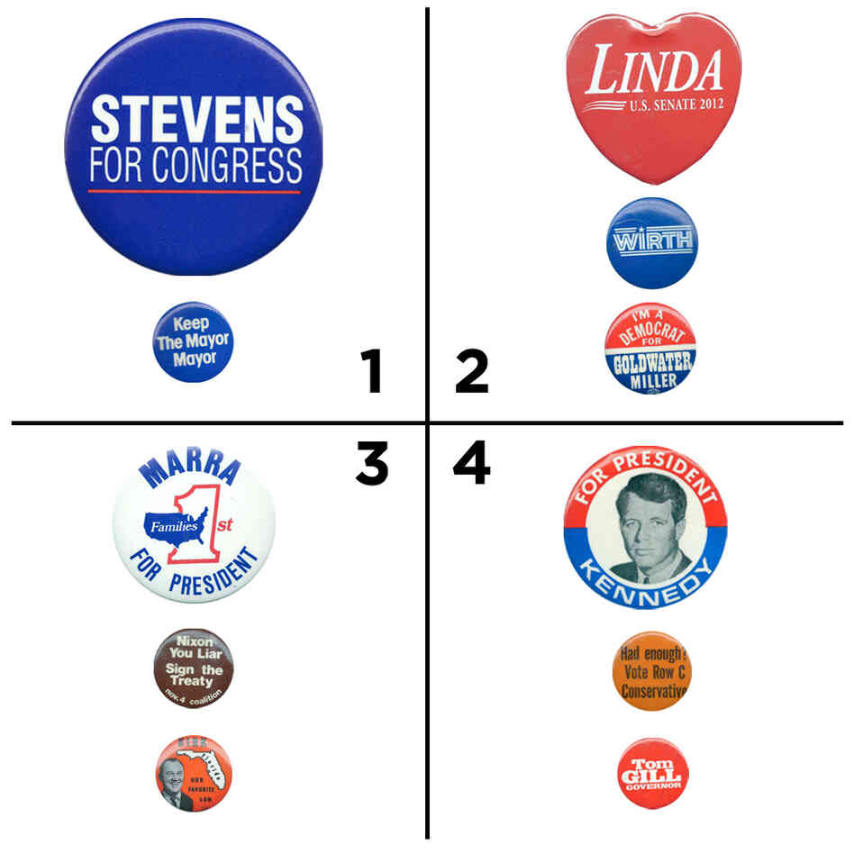 Can you guess the name of the NPR journalist depicted in these four button puzzles? Can you guess the name of the NPR journalist depicted in these four button puzzles?