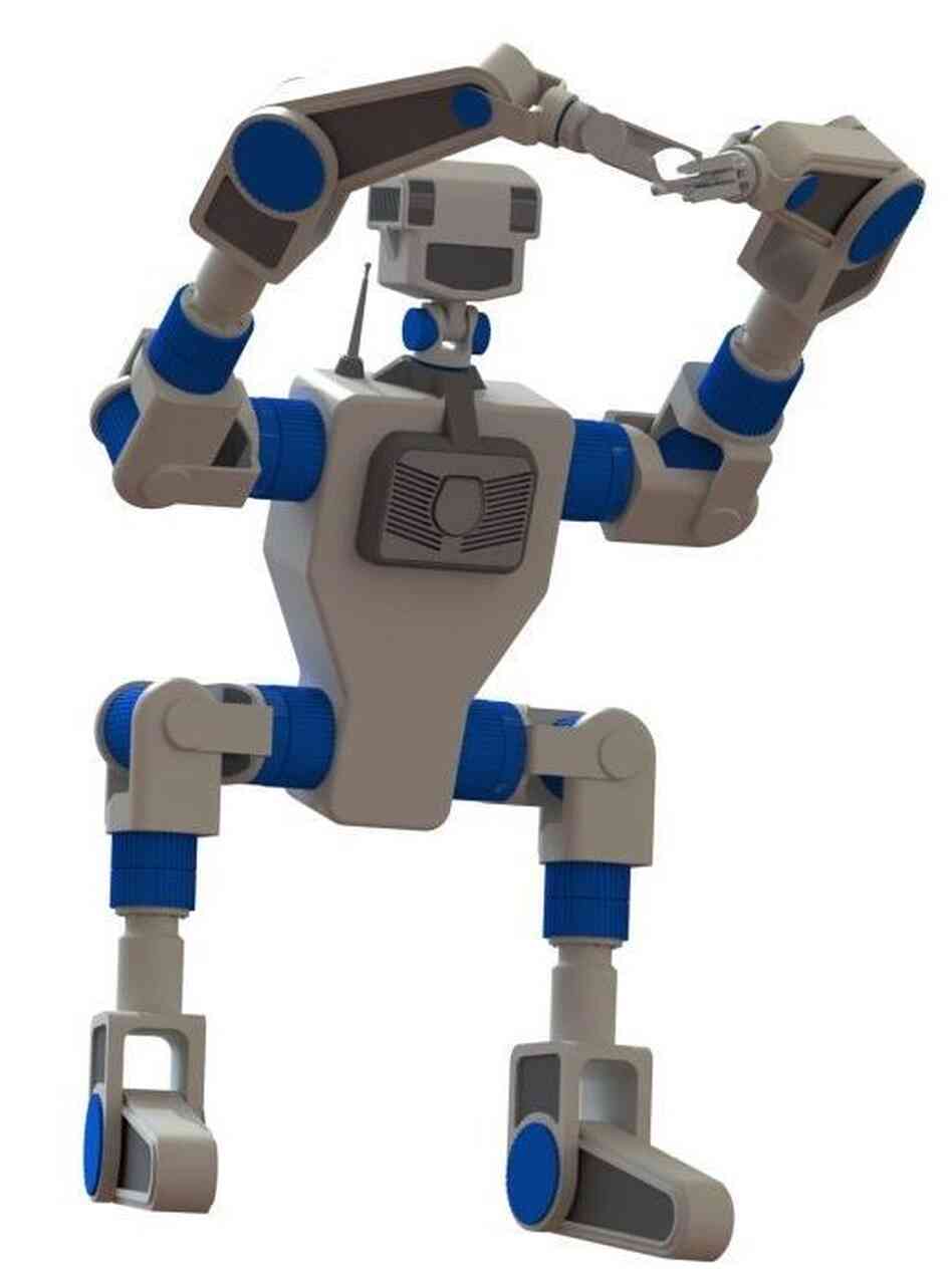 An unnamed robot that the Carnegie Mellon National Robotics Engineering Center plans to build for the DARPA Robotics Challenge.