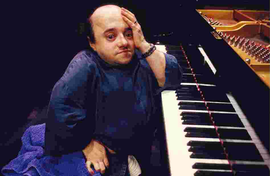 Michel Petrucciani on the concert stage in February 1993.