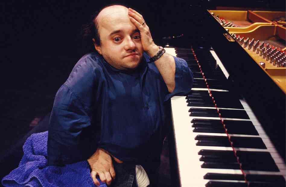 Michel Petrucciani on the concert stage in February 1993.