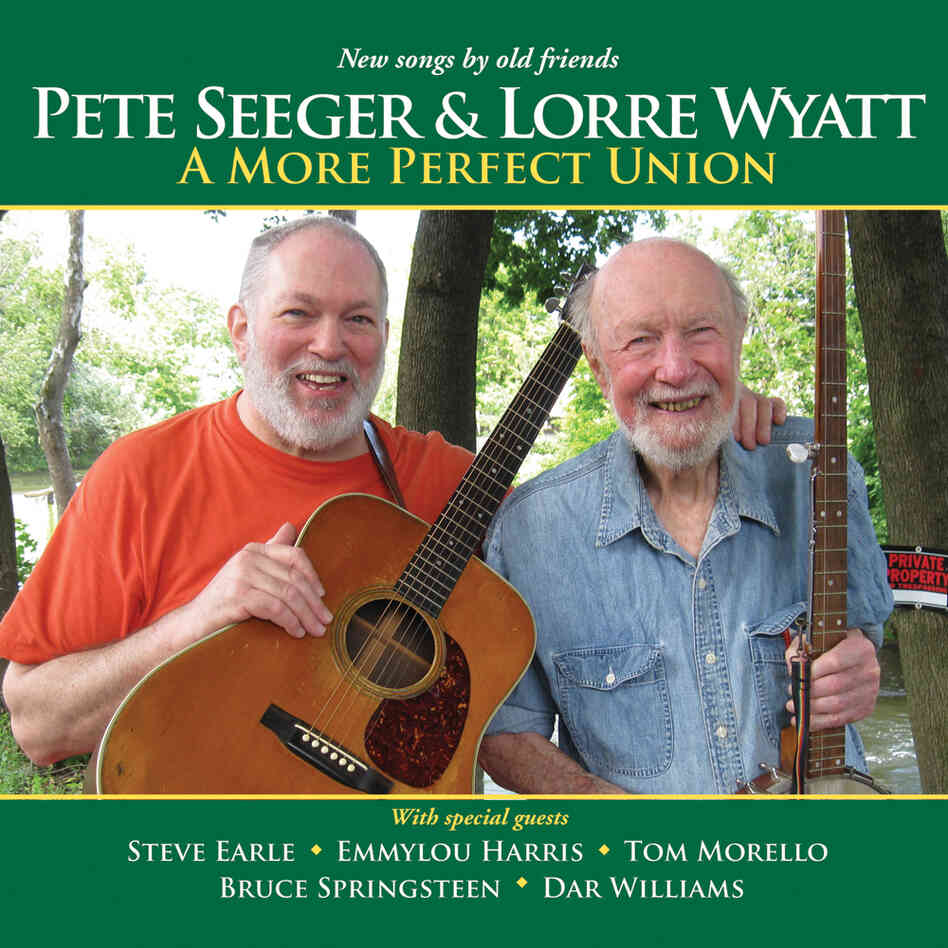 Seeger and Wyatt's collaborative album, A More Perfect Union. Seeger and Wyatt's collaborative album, A More Perfect Union.