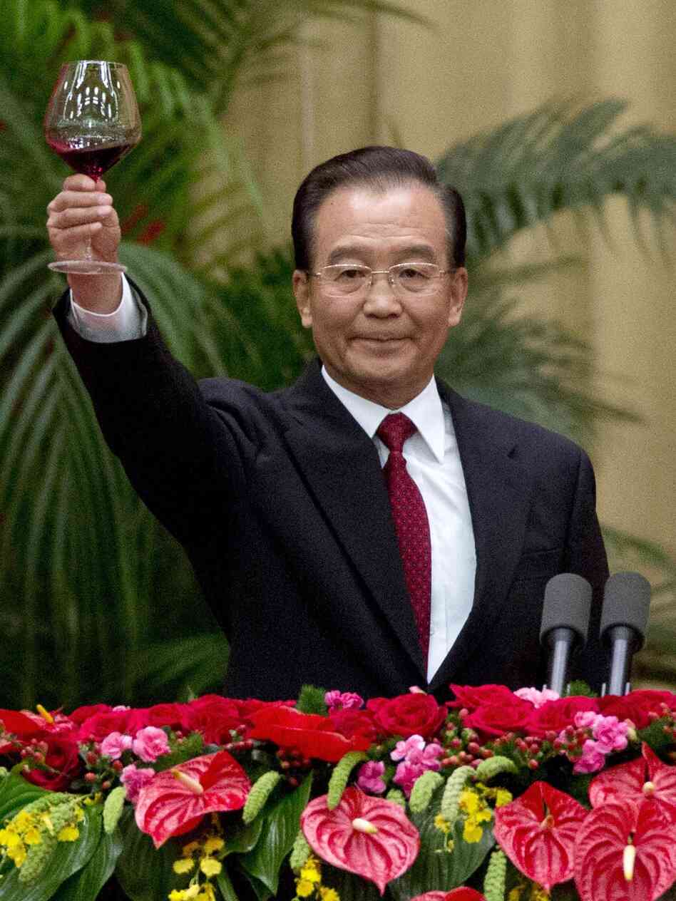 Chinese premier Wen Jiabao.
