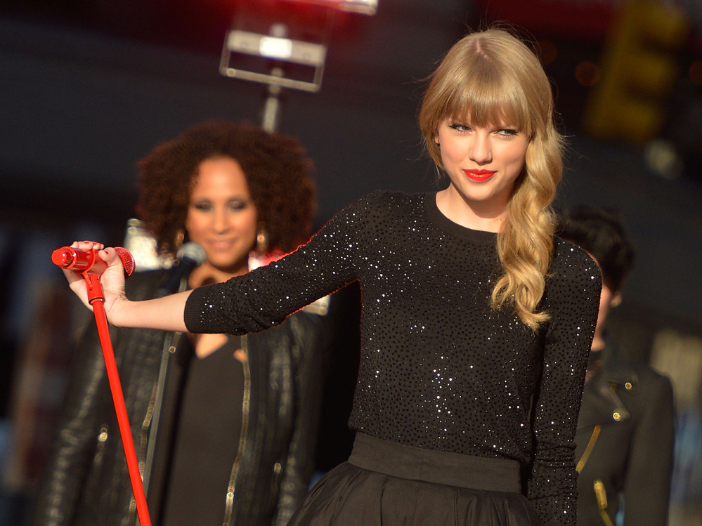 Taylor Swift performs on Good Morning America earlier this week. Her fourth album, Red, was released Monday.