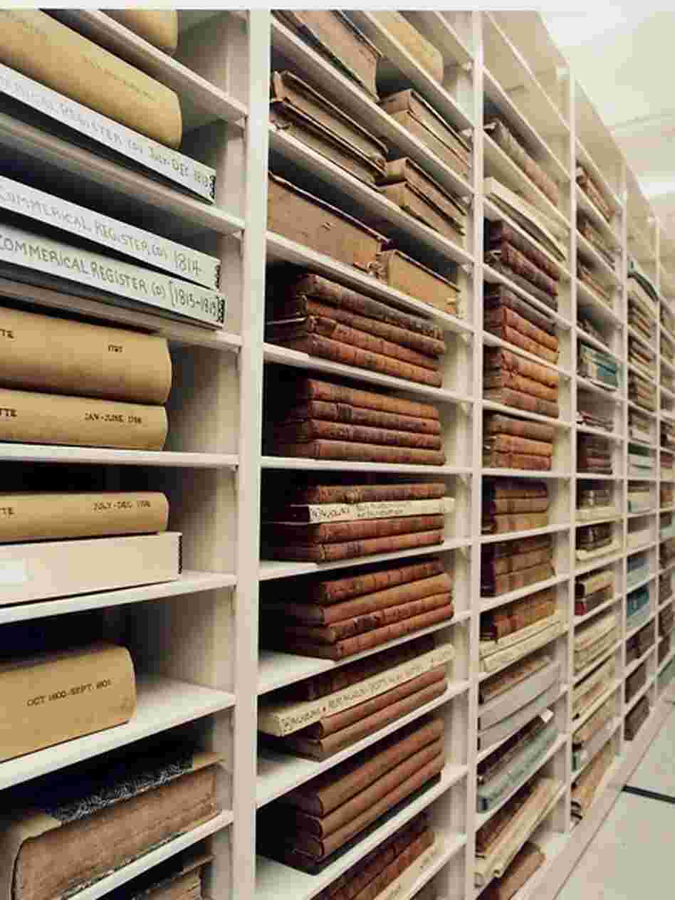 Antiquarian Hall has over 25 miles of shelves housing materials published from 1640 to 1876.