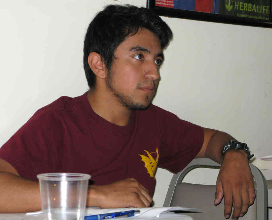 Martin Lopez Galicia, 21, takes a Freedom University class in a basement in Athens, Ga. Martin Lopez Galicia, 21, takes a Freedom University class in a basement in Athens, Ga.