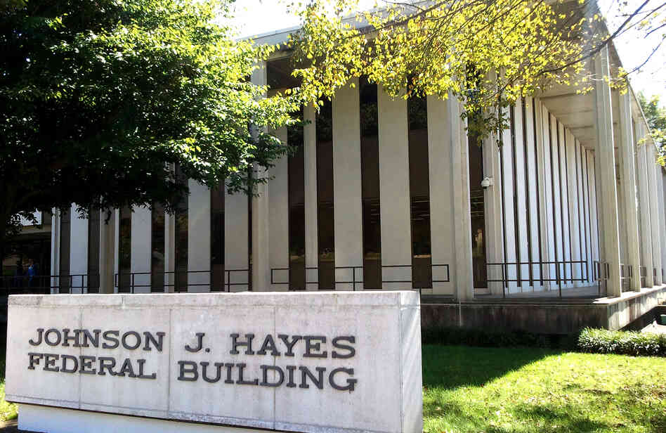 The John B. Hayes Federal Building in Wilkesboro, N.C., is among several federal courthouses being closed in the South.