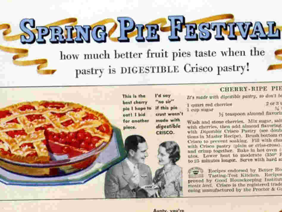Crisco pie recipes from a 1934 issue of "Better Homes