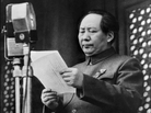 Mao Zedong proclaims the founding of the People's Republic of China in Beijing on Oct. 1, 1949. Mao Zedong proclaims the founding of the People's Republic of China in Beijing on Oct. 1, 1949.