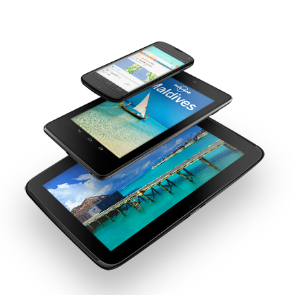 The Nexus 4, Nexus 7 and Nexus 10. The Nexus 4, Nexus 7 and Nexus 10.
