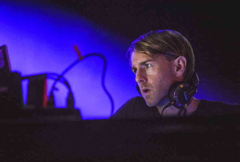 Richie Hawtin performs at Moogfest in Asheville, N.C. on Friday, October 26. Hawtin's  CNTRL: Beyond EDM tour with Loco Dice is scheduled to launch this week.