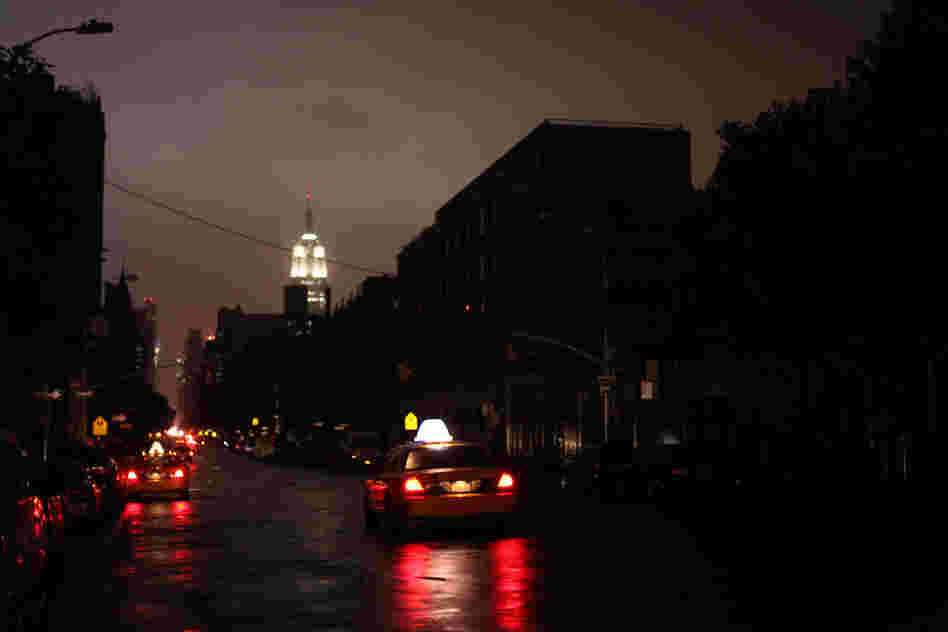 Consolidated Edison cut power to part of lower Manhattan on Monday night. The power company tweeted that it was also shutting down service in the Brighton Beach section of Brooklyn.
