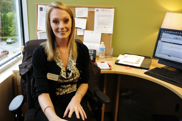 Sarah Bidgood is managing editor of the Journal of the American Society of Echocardiography. She says her parents helped her start adult life with no debt, giving her a leg up.