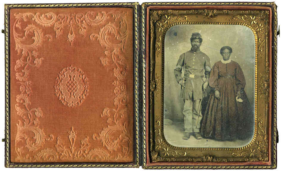 Jeremiah Saunders was born into slavery, but when his master died, he joined the Union army and was eventually promoted to corporal. Jeremiah Saunders was born into slavery, but when his master died, he joined the Union army and was eventually promoted to corporal.