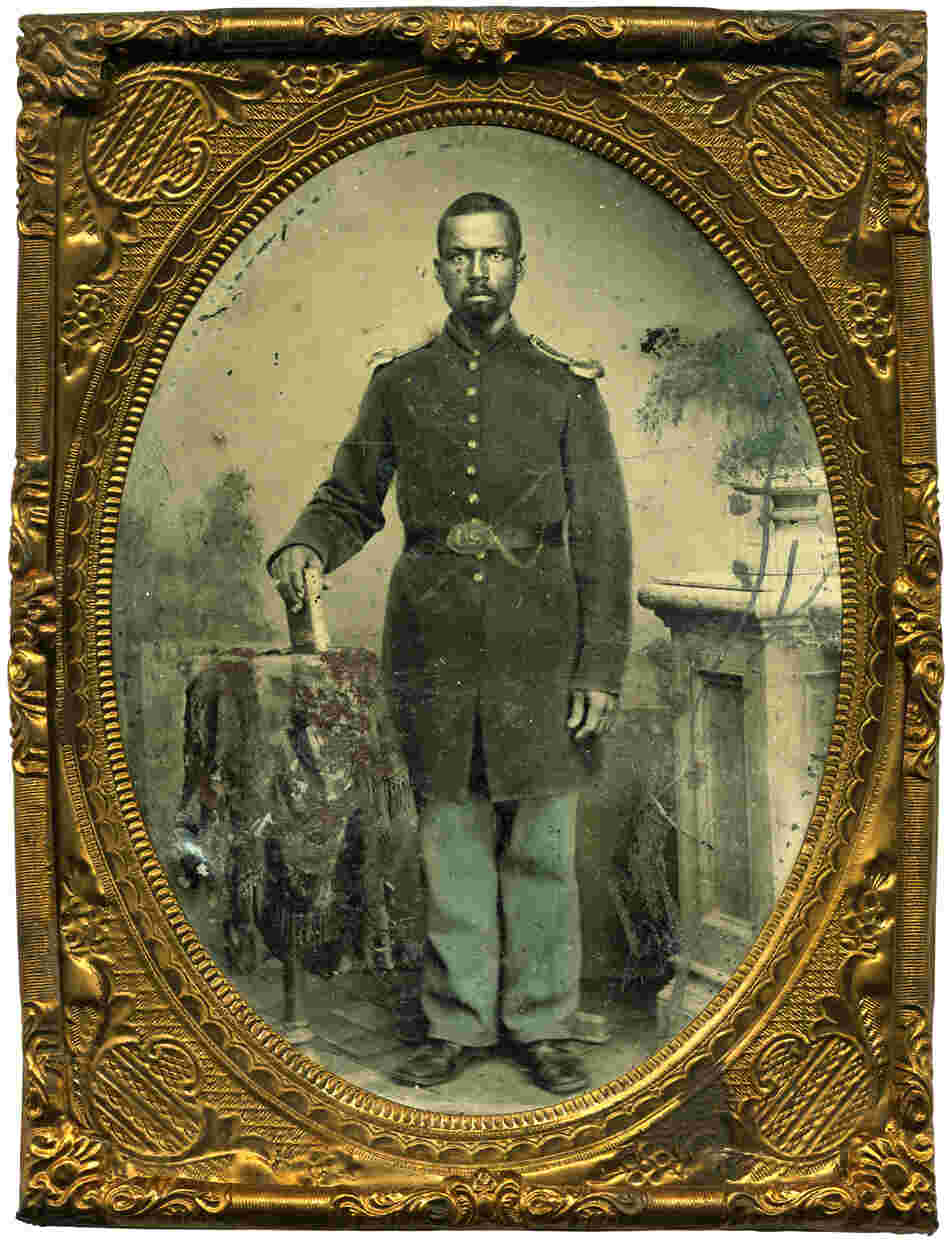 After an initially frustrating search for identifiable Civil War portraits, Coddington finally came across this image of William Wright of the 114th U.S. Colored Infantry. That find inspired his continued hunt for similar images. After an initially frustrating search for identifiable Civil War portraits, Coddington finally came across this image of William Wright of the 114th U.S. Colored Infantry. That find inspired his continued hunt for similar images.