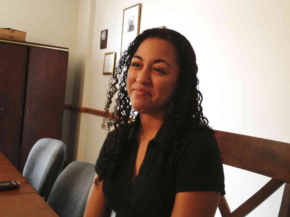 The child of a farmworker, Yesenia Cuello aspires to become a nurse. She supports herself through school by working at McDonalds.