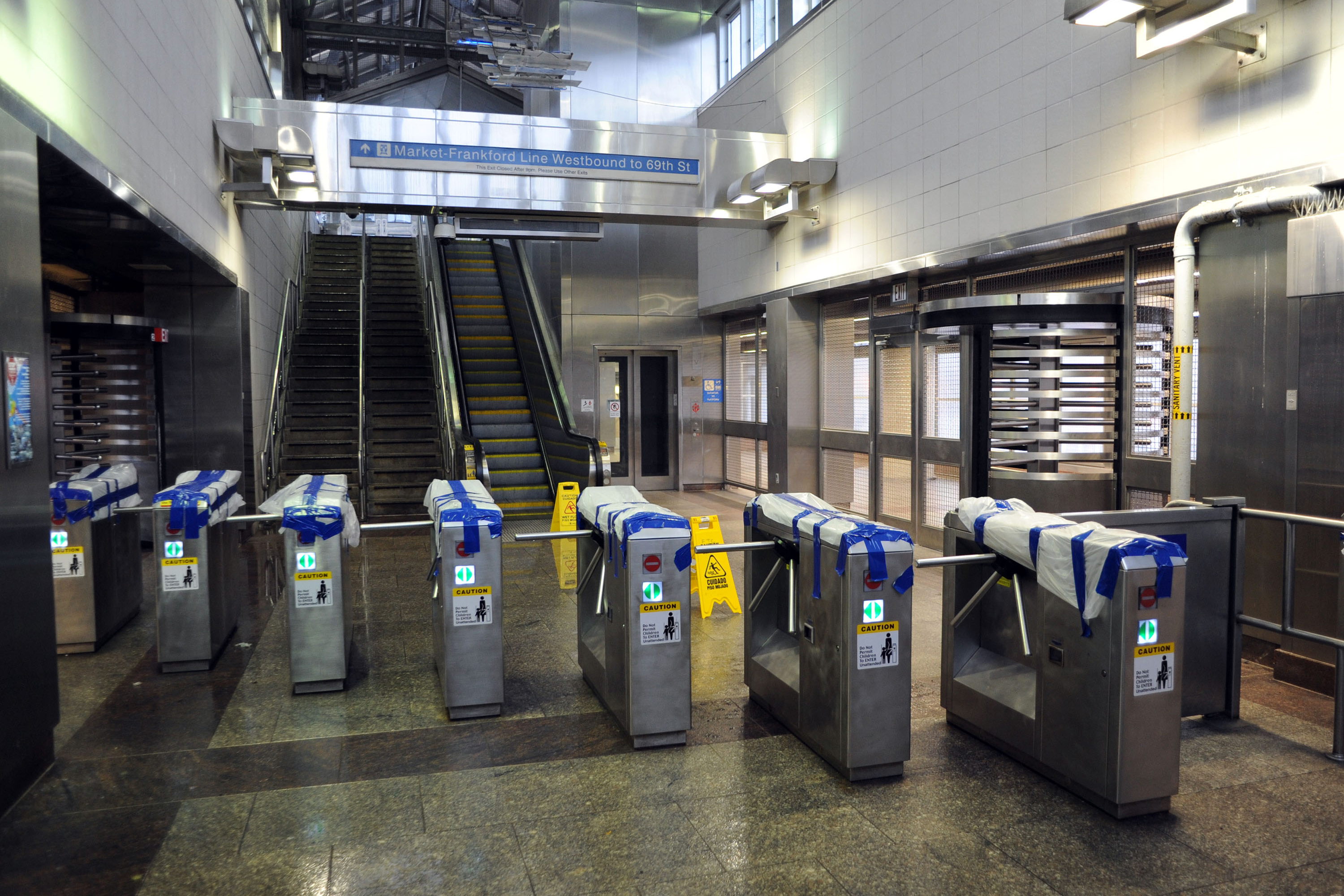 Philadelphia Mayor Michael Nutter ordered that all public transportation and city offices be closed Monday and Tuesday.