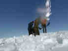 Shoveling snow