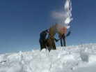 Shoveling snow Shoveling snow