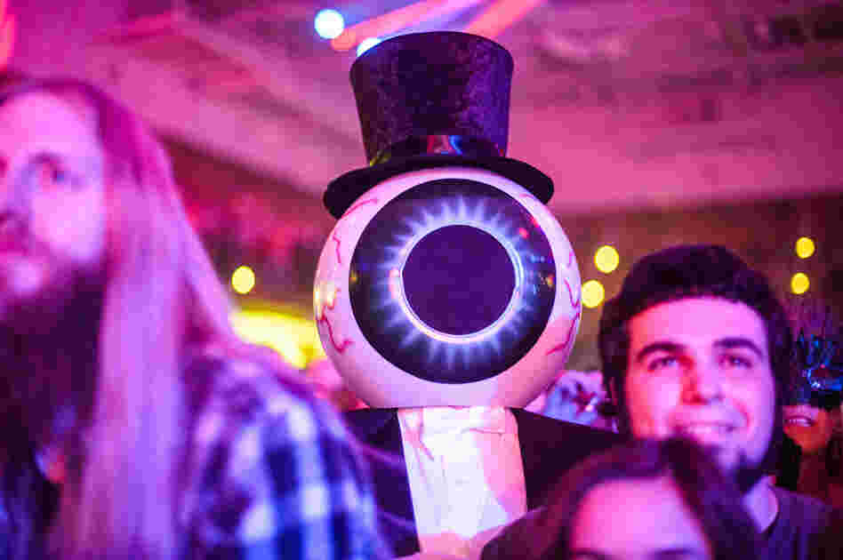 Moogfest always draws a creative crowd. But the festival's proximity to Halloween inspires some fans to dress in unusual costumes.