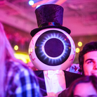 Moogfest always draws a creative crowd. But the festival's proximity to Halloween inspires some fans to dress in unusual costumes. Moogfest always draws a creative crowd. But the festival's proximity to Halloween inspires some fans to dress in unusual costumes.