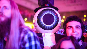 Moogfest always draws a creative crowd. But the festival's proximity to Halloween inspires some fans to dress in unusual costumes.