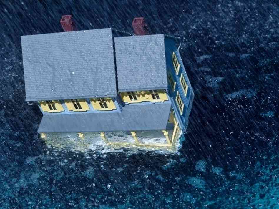 A house in a storm