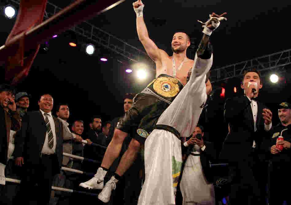 Kabul native Hamid Rahimi defeated Tanzania's Said Mbelwa by technical knockout in the seventh round on Tuesday to claim the World Boxing Organization's Intercontinental Middleweight Championship before an enthusiastic crowd in the Afghan capital.