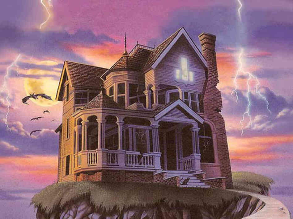 The Stauf mansion, as featured in the updated version of The 7th Guest.