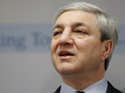 Former Penn State University president Graham Spanier speaks during a news conference. Former Penn State University president Graham Spanier speaks during a news conference.