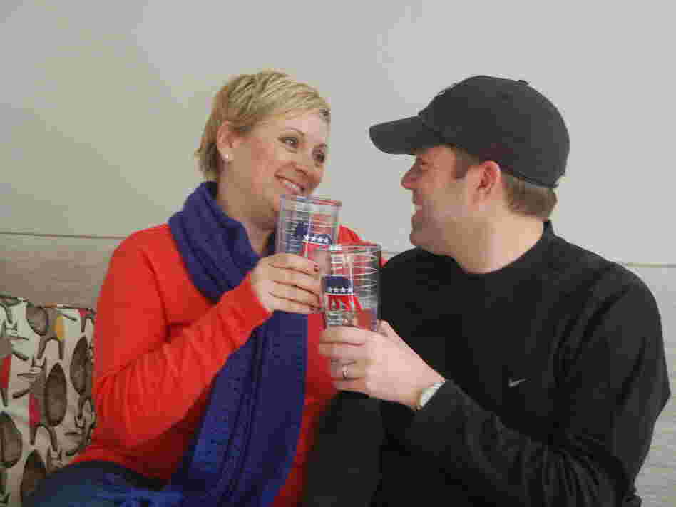 Cindy is a marketing consultant, and Rick works for Anheuser-Busch. They've been described as "yin and yang," but say they don't disagree about everything when it comes to politics.