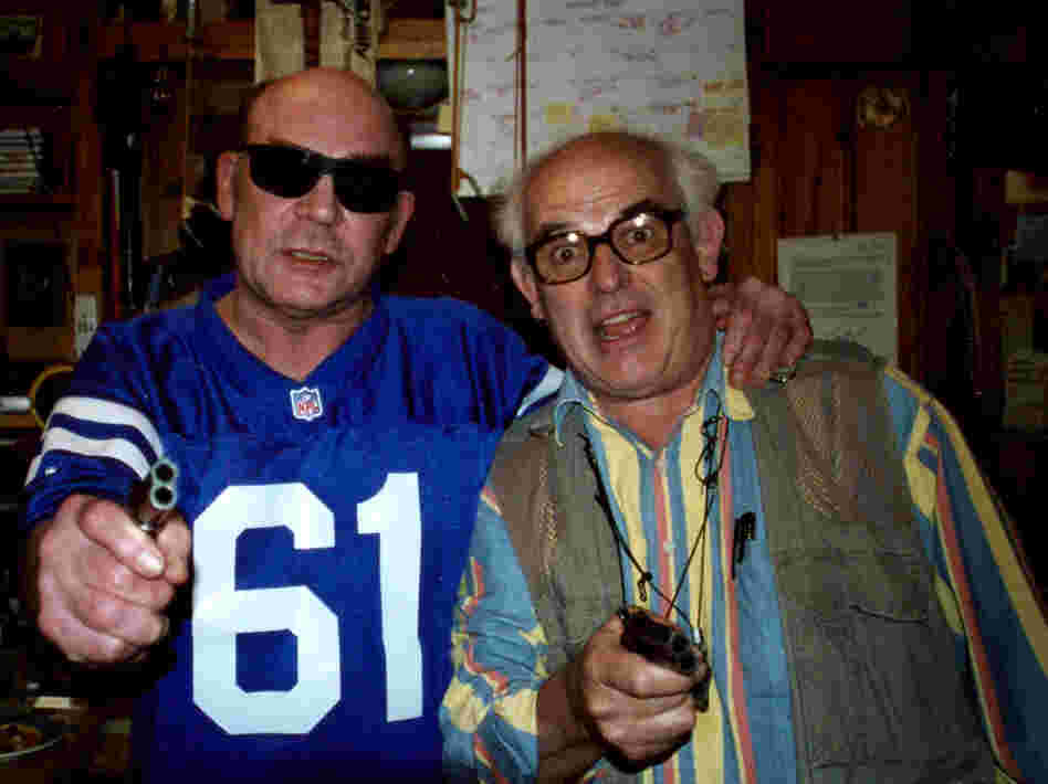 Hunter S. Thompson (left) and Ralph Steadman's first collaboration was on a story about the Kentucky Derby.
