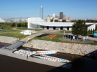 Rowers return to the Chesapeake Energy Boathouse after training on the river near downtown Oklahoma City. The riverfront recreation area is one of the most visible examples of the city's sales tax initiatives in action. Rowers return to the Chesapeake Energy Boathouse after training on the river near downtown Oklahoma City. The riverfront recreation area is one of the most visible examples of the city's sales tax initiatives in action.
