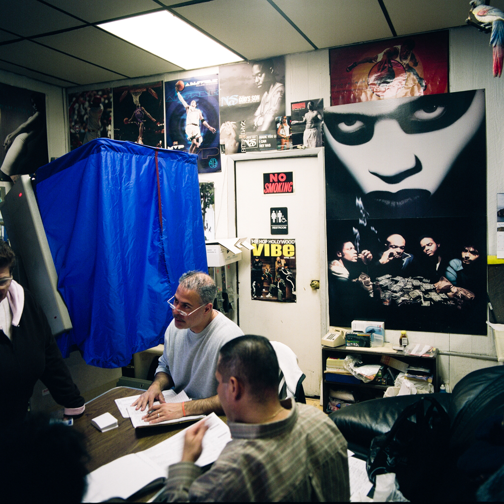 Barber shop, Philadelphia, Nov. 4, 2008