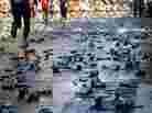 This image, from the 2011 ING New York City Marathon, shows the aftermath of the runners' passage. This image, from the 2011 ING New York City Marathon, shows the aftermath of the runners' passage.