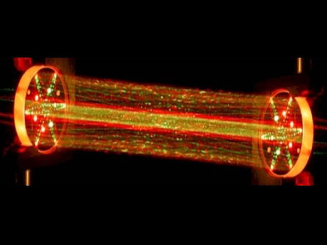 This picture shows a lab demonstration of the measurement chamber inside the Tunable Laser Spectrometer, an instrument that is part of the Sample Analysis at Mars investigation on NASA's Curiosity rover.