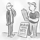 Exercise your 'rite' to vote. Exercise your 'rite' to vote.